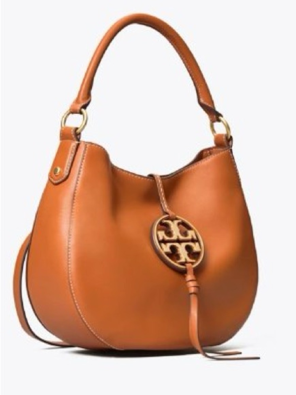 𝐓𝐎𝐑𝐘 𝐁𝐔𝐑𝐂𝐇 | NWOT MILLER METAL LOGO MINI HOBO BAG PURSE